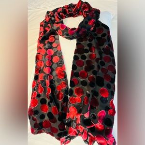 Elegant Velvet Scarf made of the finest quality Silk and Rayon Velvet